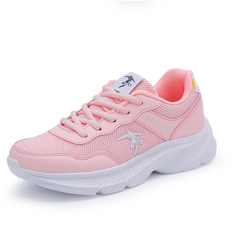 Damen Modische Sneaker mit atmungsaktiver Mesh-Oberfläche und flexibler Sohle EB