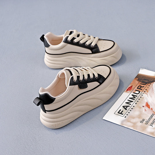 Damen Stilvolle Chunky Sneakers mit atmungsaktiver Sohle und bequemer Dämpfung EB