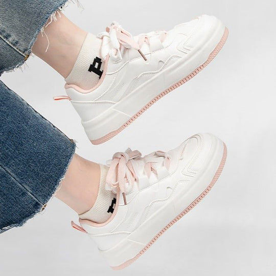 Damen modische Sneakers mit dämpfender Sohle und atmungsaktivem Obermaterial EB