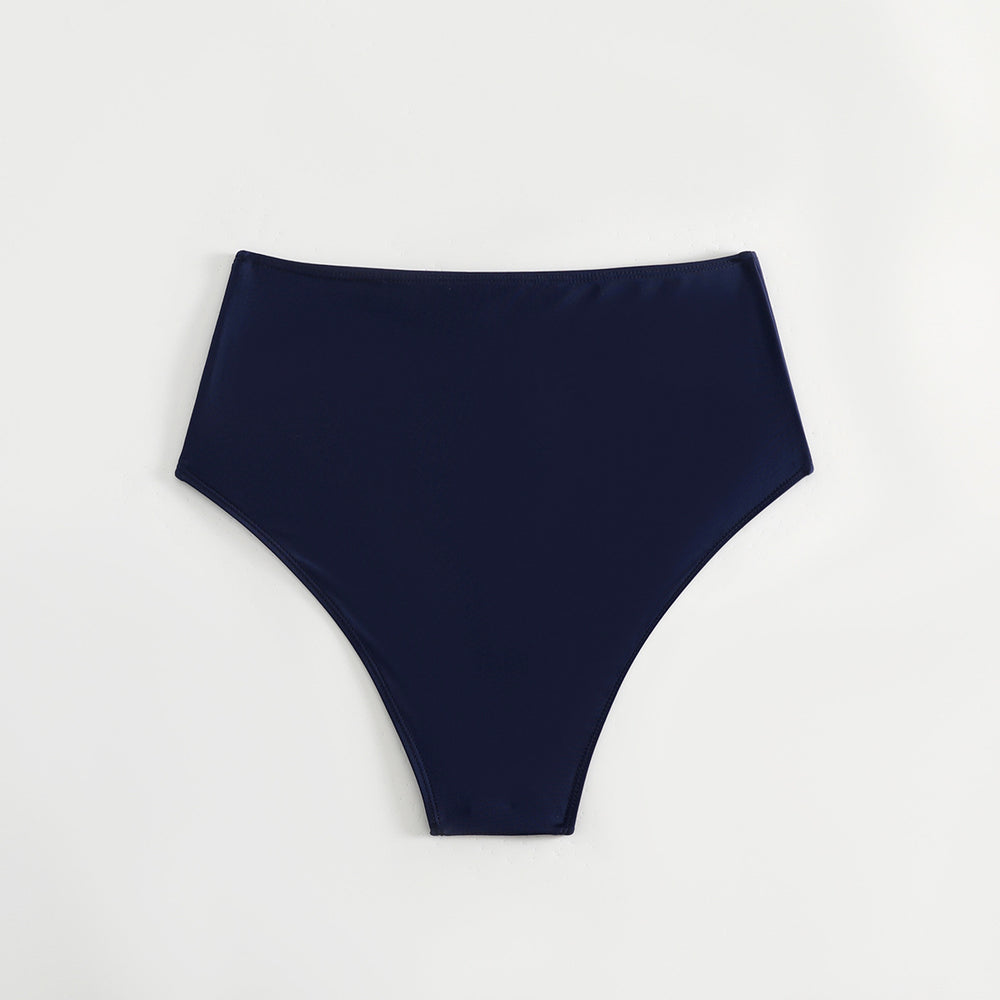Damen Hoch taillierte Bikini-Hose EB