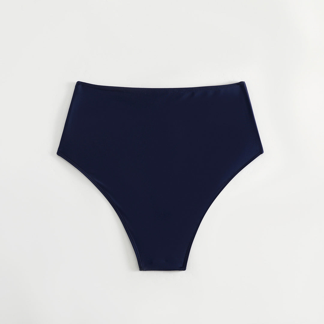 Damen Hoch taillierte Bikini-Hose EB
