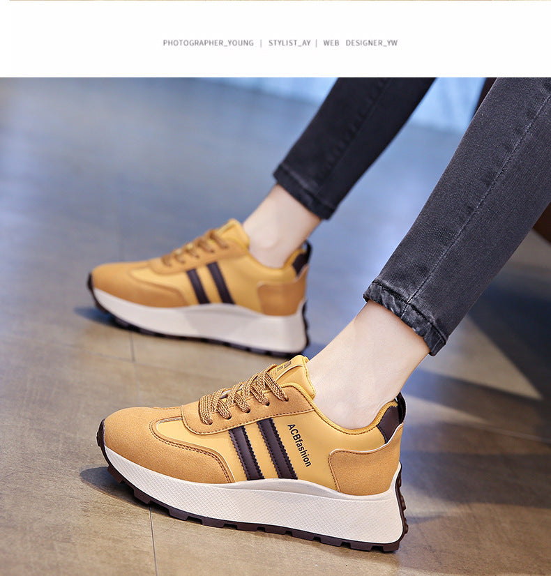 Damen Urbaner Freizeitsneaker mit dämpfendem Sohlenprofil und modischem Design EB