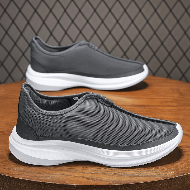 Damen Slip-On Sportschuhe mit atmungsaktivem Mesh und dämpfender Gummisohle EB