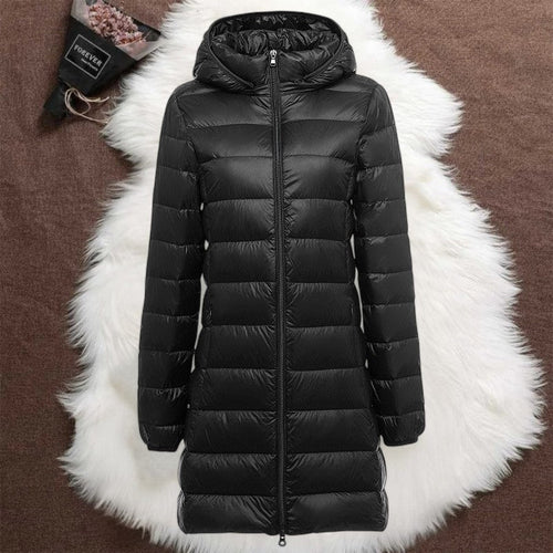 EB | Lange Kapuzenjacke