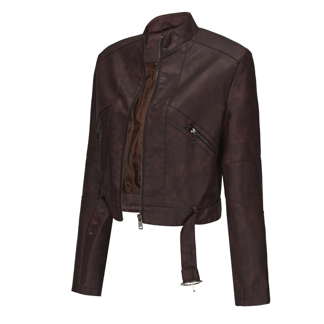 Damen moderne croppedjacke mit stylischem Detail EB