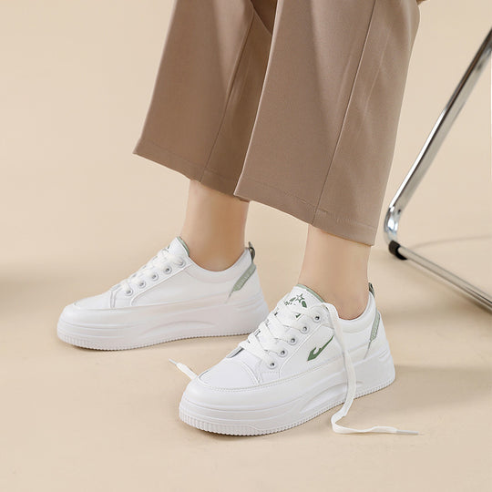 Damen lässige Sneakers mit dämpfendem Fußbett und stylischem Logo EB