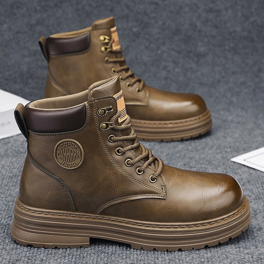 Damen Robuste Schnürstiefel mit verstärktem Knöchel und rutschfester Sohle EB