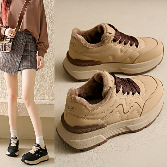 Damen Sneakers mit robuster Gummisohle und atmungsaktivem Mesh-Obermaterial EB