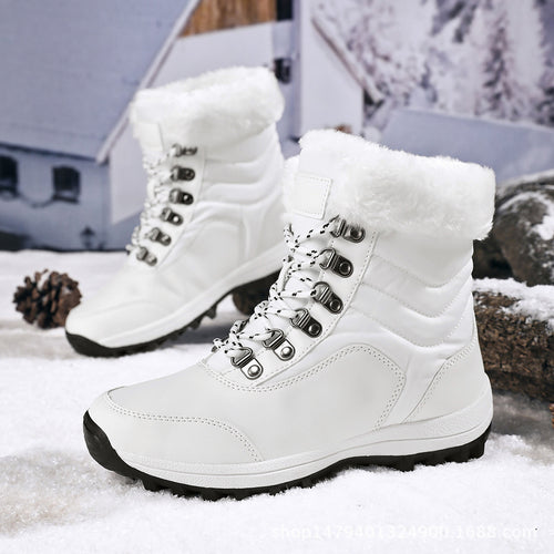 Damen Wasserfeste Winterstiefel mit Kuschelfutter EB