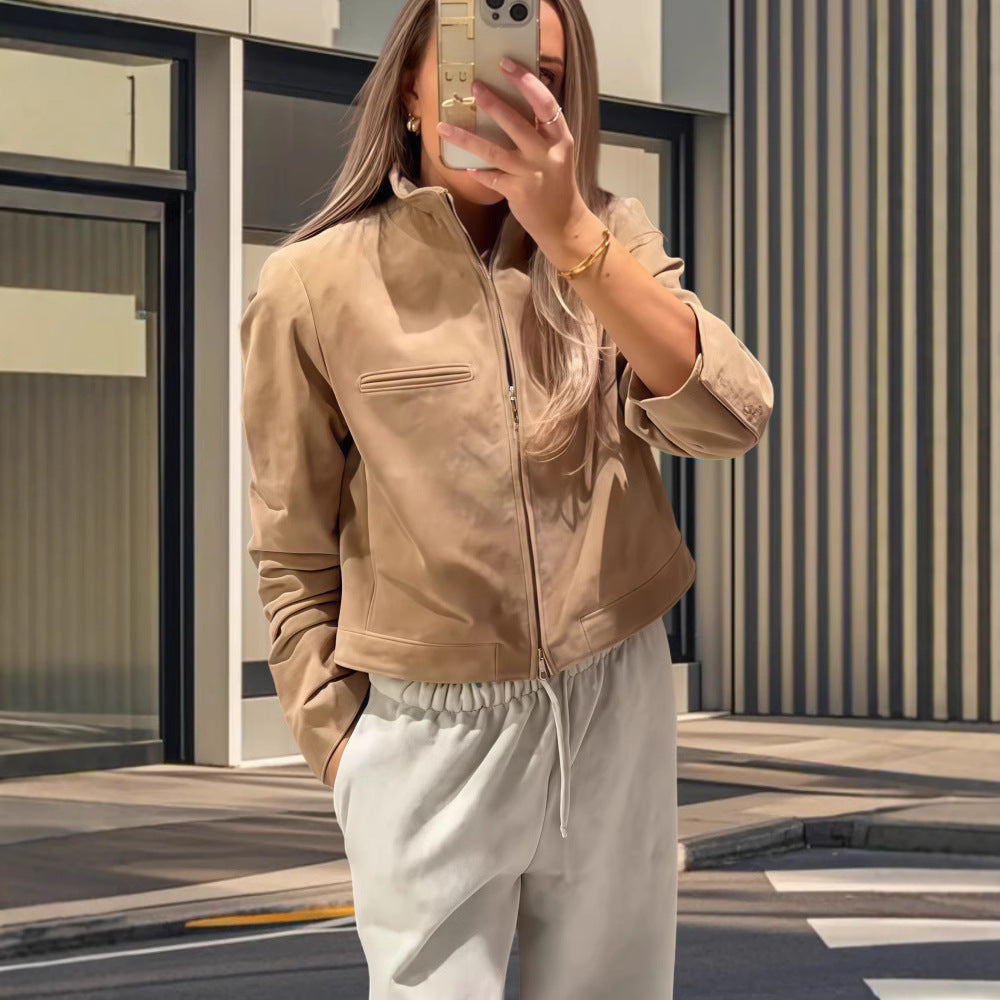 Damen Lässige Kurzjacke im modischen Stil EB