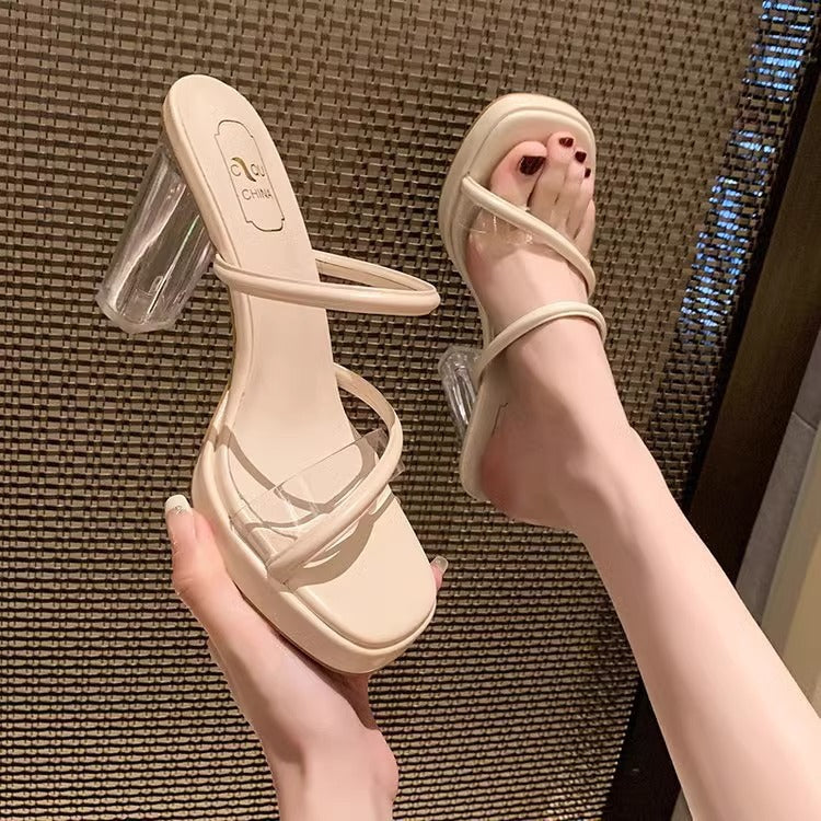 Damen Blockabsatz Sandalen EB