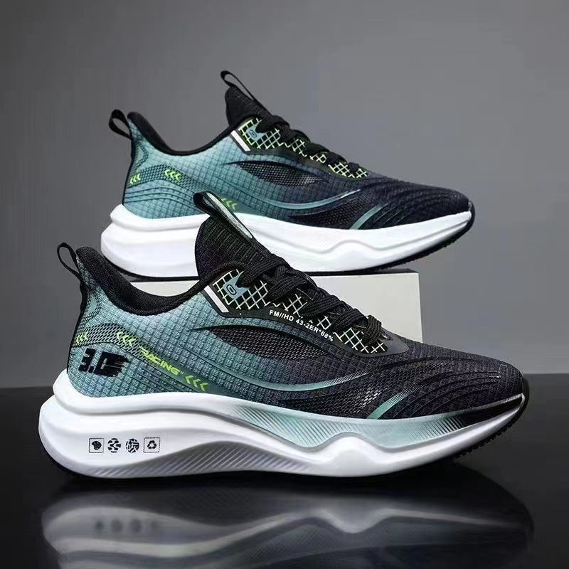 Unisex leichte Street-Running Sneaker mit geformter Energierückführungssohle und atmungsaktivem Netzoberteil EB