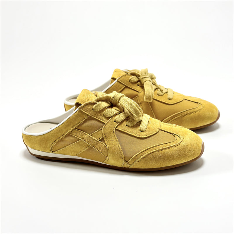 Damen Slipper im sportlich-eleganten Design mit atmungsaktiver Bandage EB