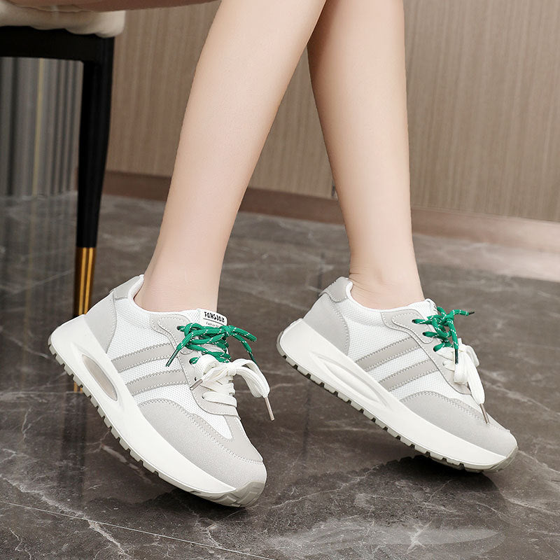 Damen Chunky Sneaker mit atmungsaktiver Mesh-Oberfläche und dämpfender Sohle EB