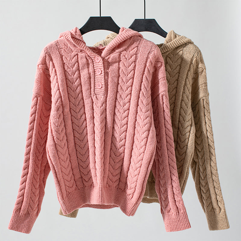 EB | Klassischer Pullover Mit Zopfmuster Design