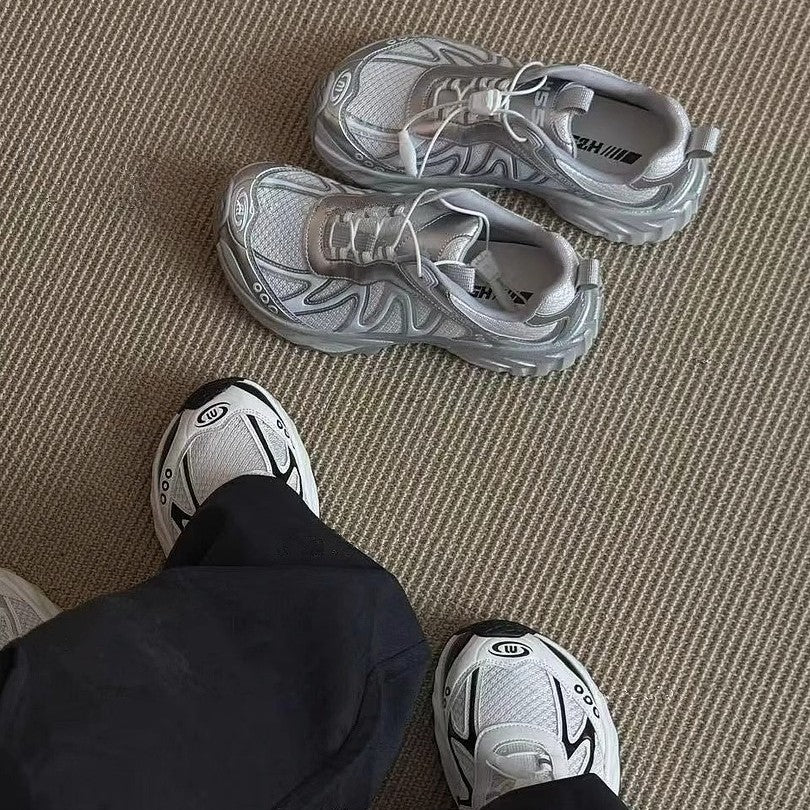 Damen modische Laufschuhe mit stoßdämpfender Sohle und atmungsaktivem Obermaterial EB