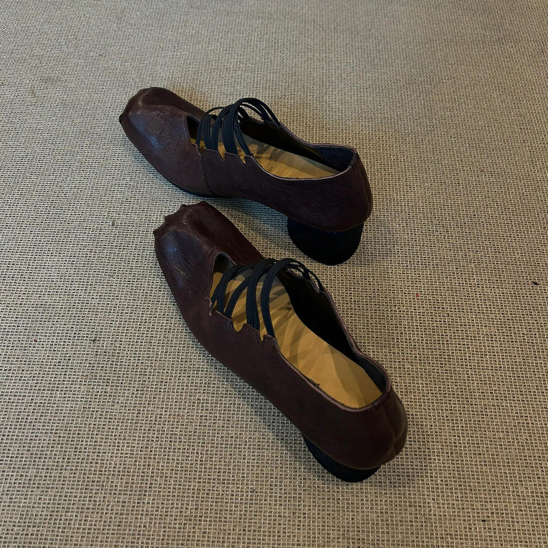 Damen modische Sling-Pumps mit elastischen Bändern EB