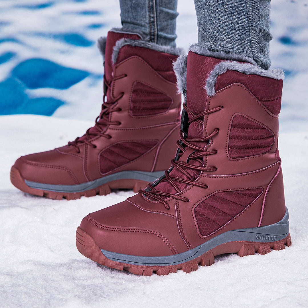 Damen Winterstiefel mit isolierendem Innenfutter und rutschfester Profilsohle EB