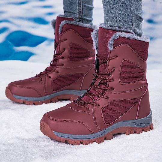 Damen Winterstiefel mit isolierendem Innenfutter und rutschfester Profilsohle EB