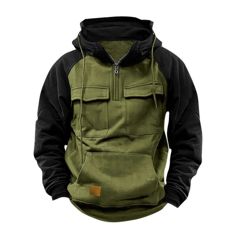 Herren Funktioneller Hoodie mit praktischen Taschen und innovativem Design EB
