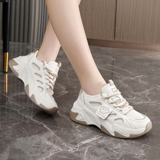Damen Sportliche Sneaker mit ergonomischer Dämpfung und atmungsaktiver Obermaterialstruktur EB