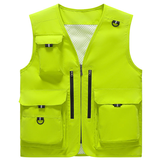 Unisex Praktische Outdoor-Weste mit mehreren Taschen R&B