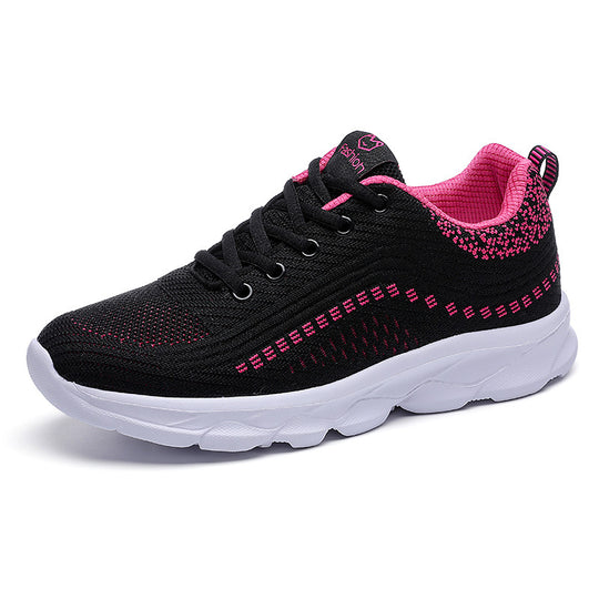 Damen Sportliche Lauf-Sneaker mit atmungsaktivem Gewebe und dämpfender Sohle EB