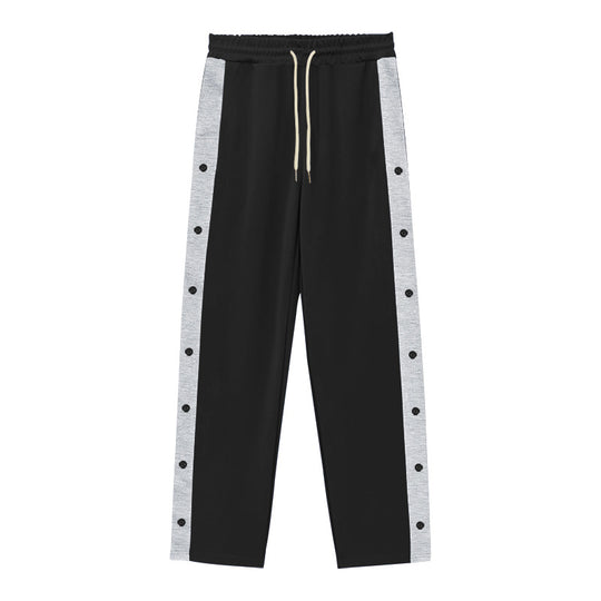 Herren Sportliche Jogginghose mit Knopfleiste und elastischem Bund EB