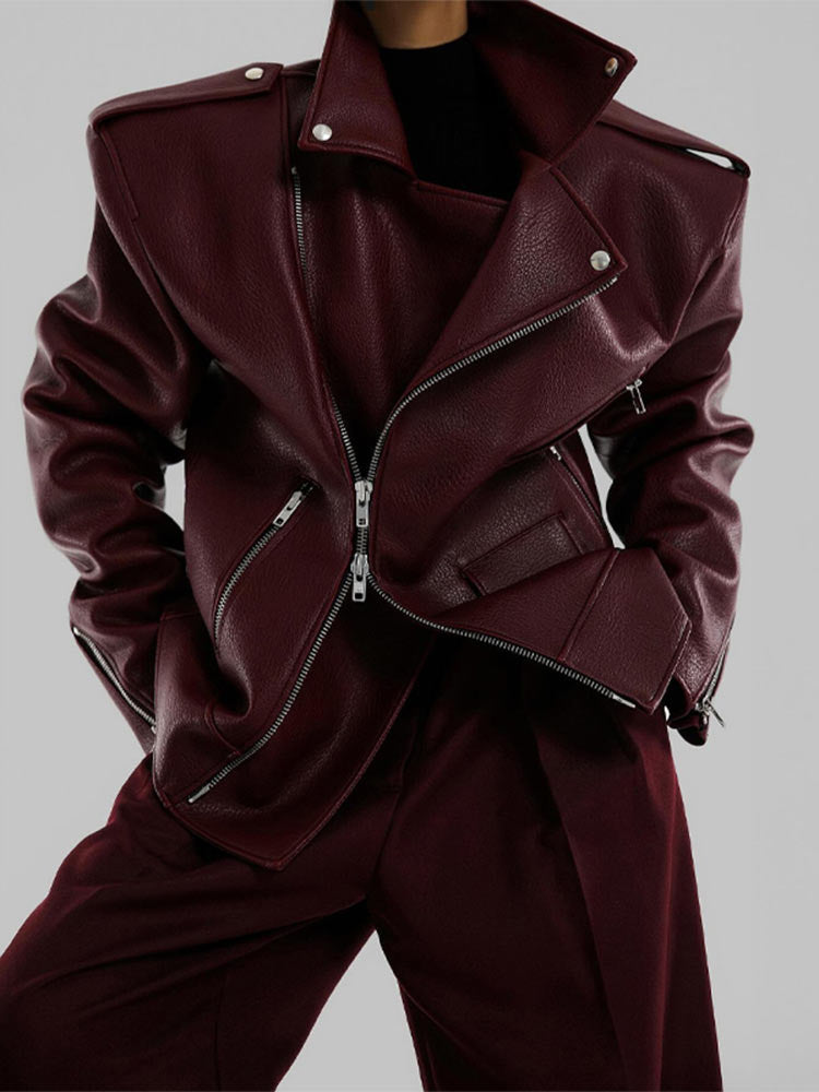 Damen Bikerjacke aus hochwertigem EB