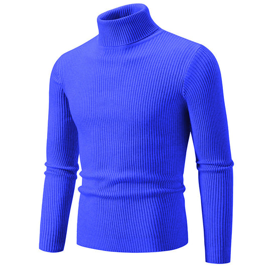 Herren Rollkragenpullover aus feinem Rippstrick EB 1758806066