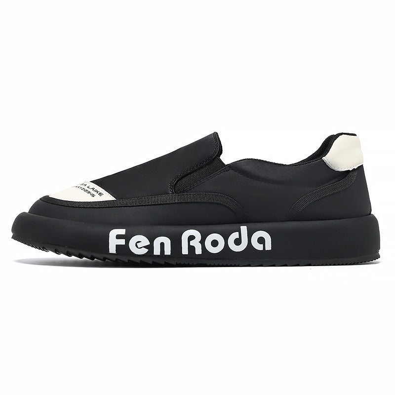 Damen Bequeme Slip-On Sneakers mit trendigem Design und rutschfester Sohle EB