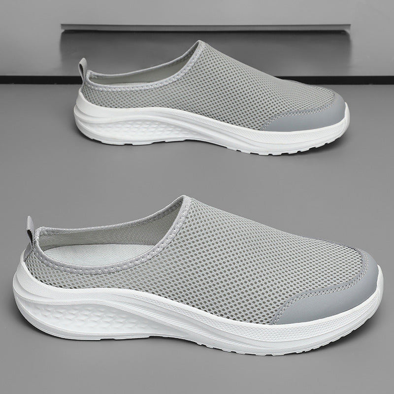 Damen Atmungsaktive Slip-On Freizeitschuhe mit rutschfester Sohle EB