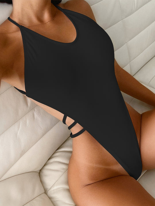 Damen Einteiliger Badeanzug mit verführerischen Cut-Outs EB