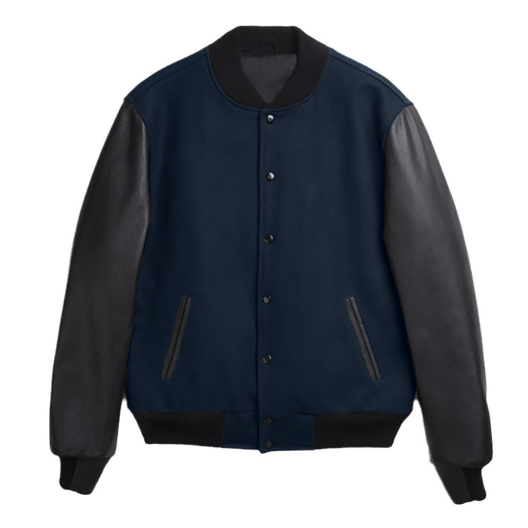 Damen trendige Baseballjacke mit ärmeln und praktischen Eingrifftaschen EB
