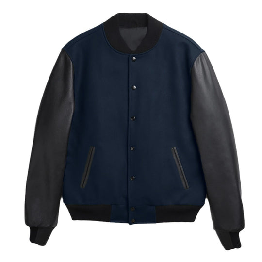 Damen trendige Baseballjacke mit ärmeln und praktischen Eingrifftaschen EB