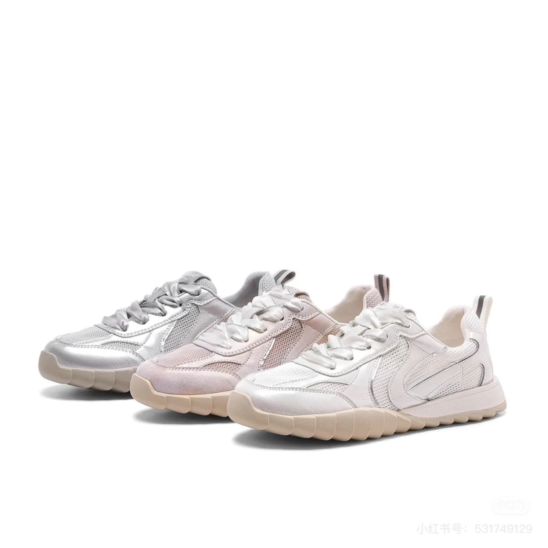 Damen Sportliche Sneakers mit atmungsaktivem Obermaterial und flexibler Sohle EB