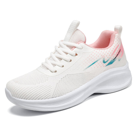 Damen Atmungsaktive Komfort-Sneaker mit dämpfender Sohle EB