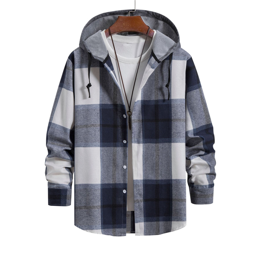 EB Lässige karierte Herrenjacke