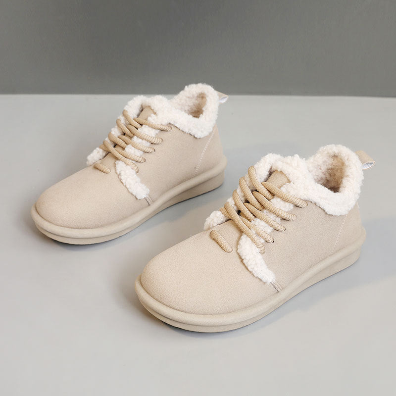 Damen gemütliche Sneaker mit kuscheligem Innenfutter EB