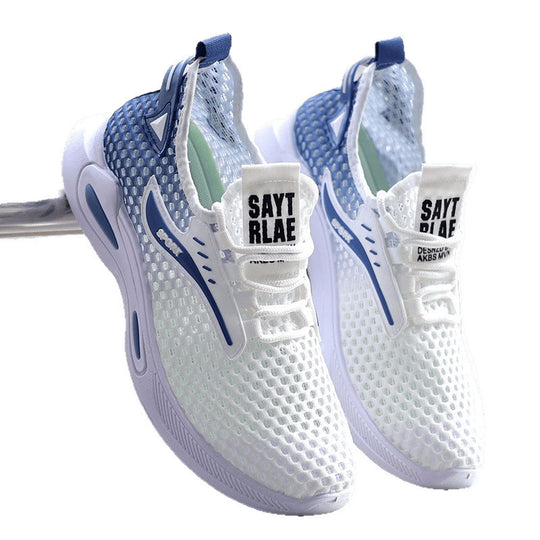 Damen Sportliche Mesh-Laufschuhe mit dämpfender Sohle EB