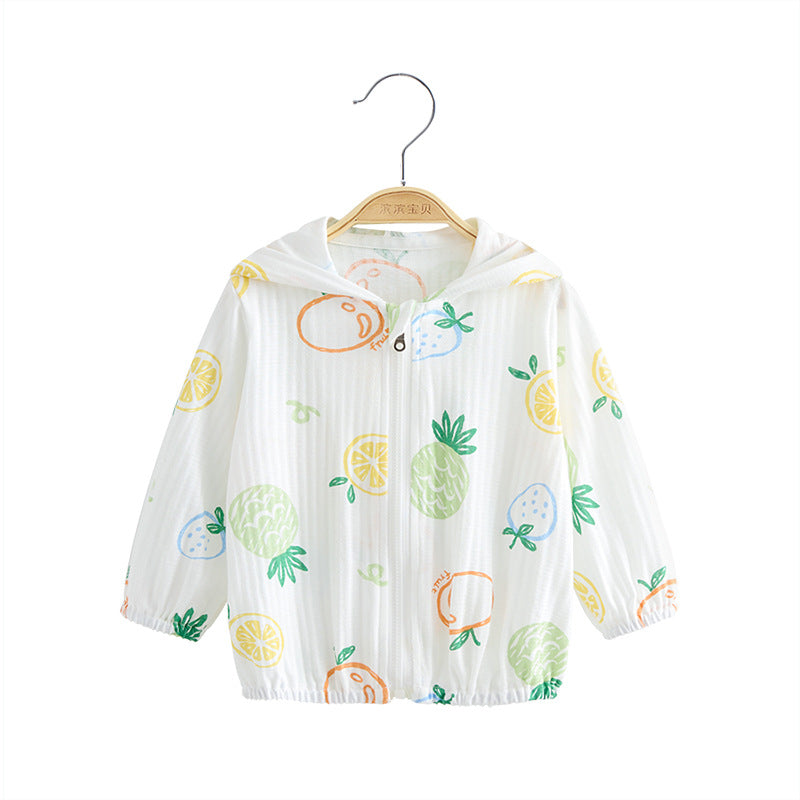 Unisex nan leichtgewicht Musselin Kapuzenjacke für Babys mit elastischen Bündchen EB
