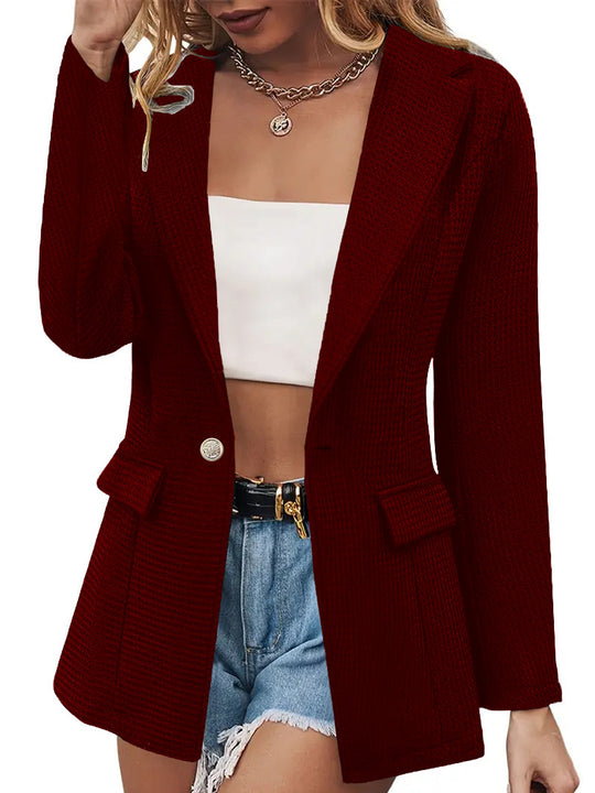 Damen Elegante und bequeme Blazerjacke EB