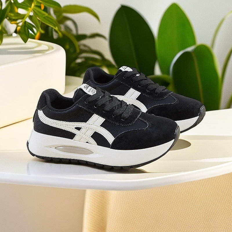 Damen Sportliche Sneaker mit atmungsaktiver Oberflächenstruktur und komfortabler Dämpfung EB