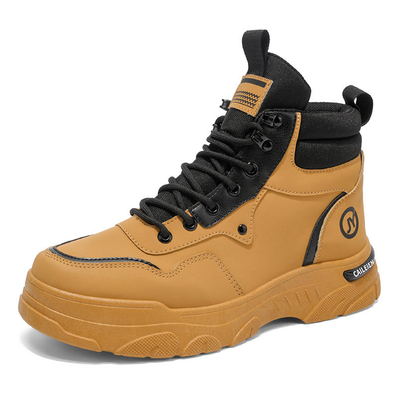 Herren Sneaker Boots mit hohem Schaft und rutschfester Sohle EB