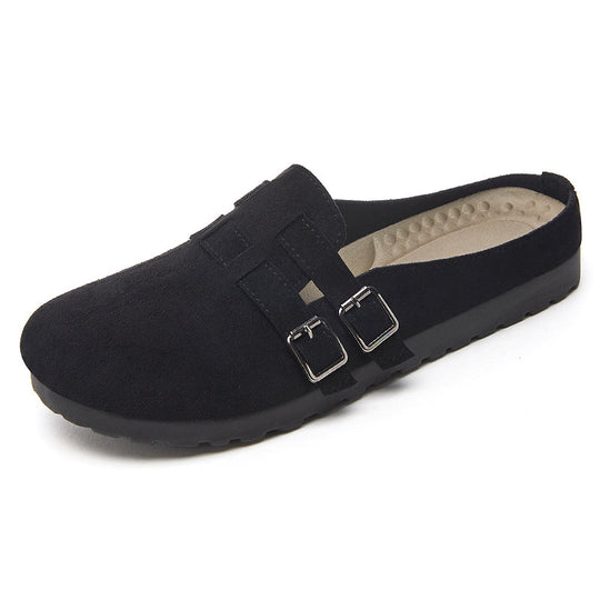 Damen Komfortable Clogs mit verstellbarem Riemen und weicher Innenausstattung EB