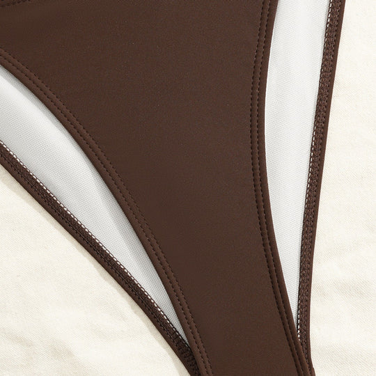 Damen Hochwertiger Bikiniset mit raffiniertem Ketten-Detail EB