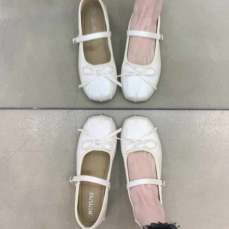 Damen Ballerinas mit dekorativem Riemchen und bequemem Fußbett EB