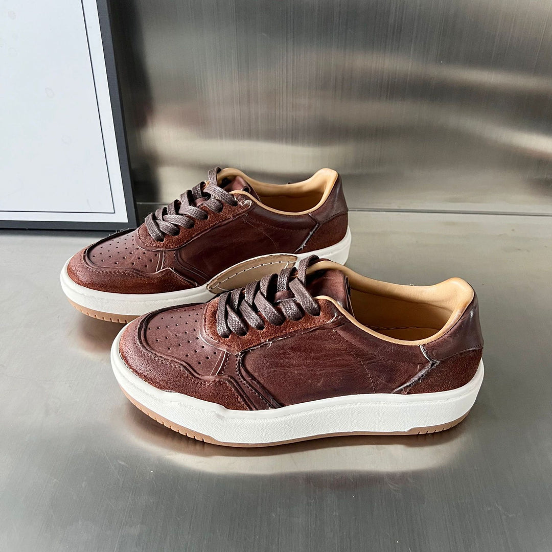 Damen Elegante und bequeme Sneakers aus hochwertigem Leder EB