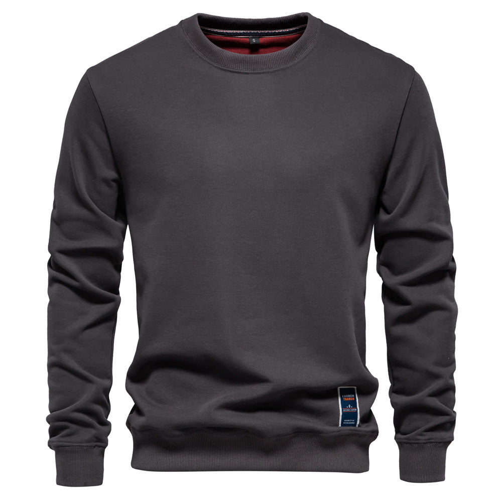 Herren Sweatshirt mit klassischem Rundhalsausschnitt EB