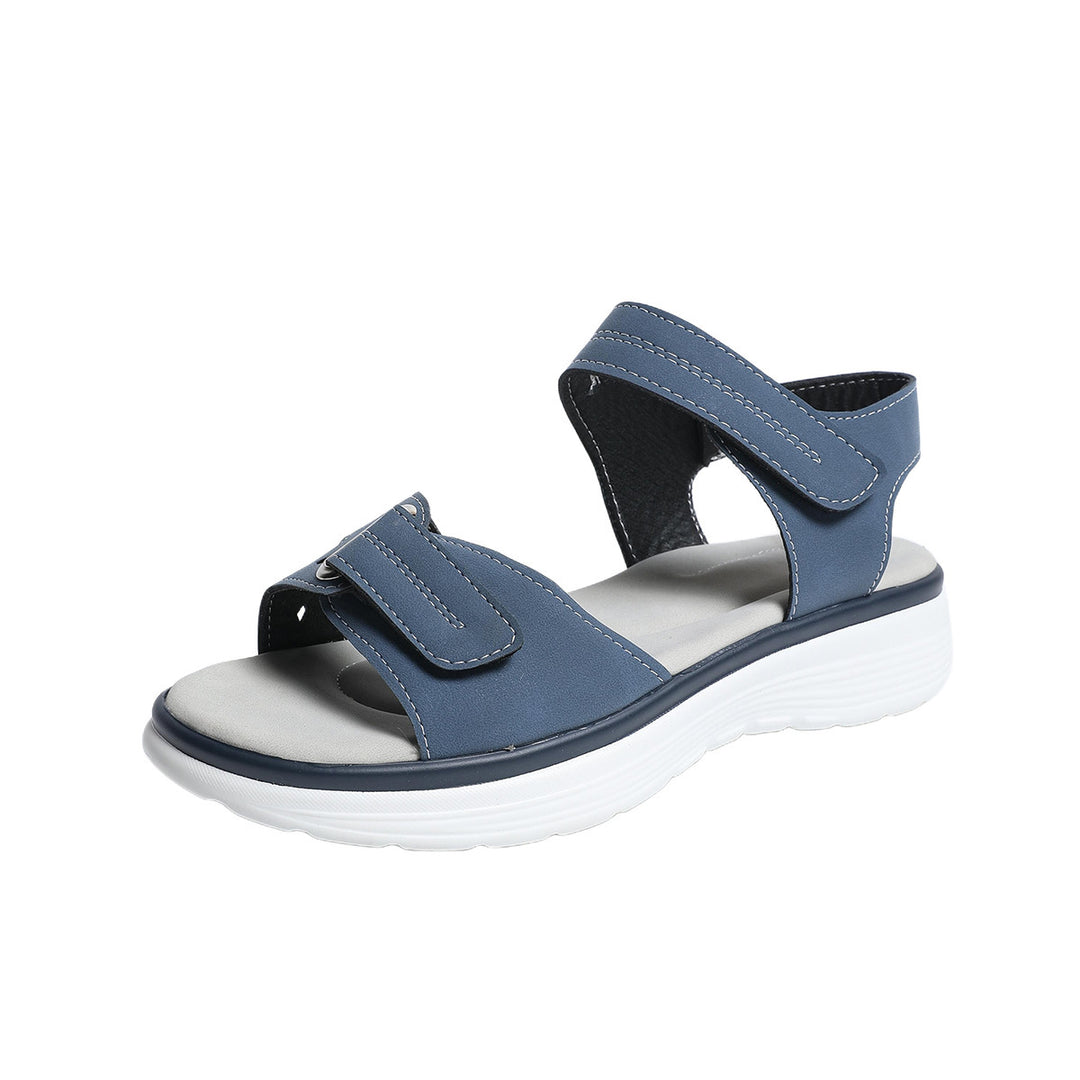 Damen Komfortable Sandalen mit verstellbaren Riemen und ergonomischer Sohle EB